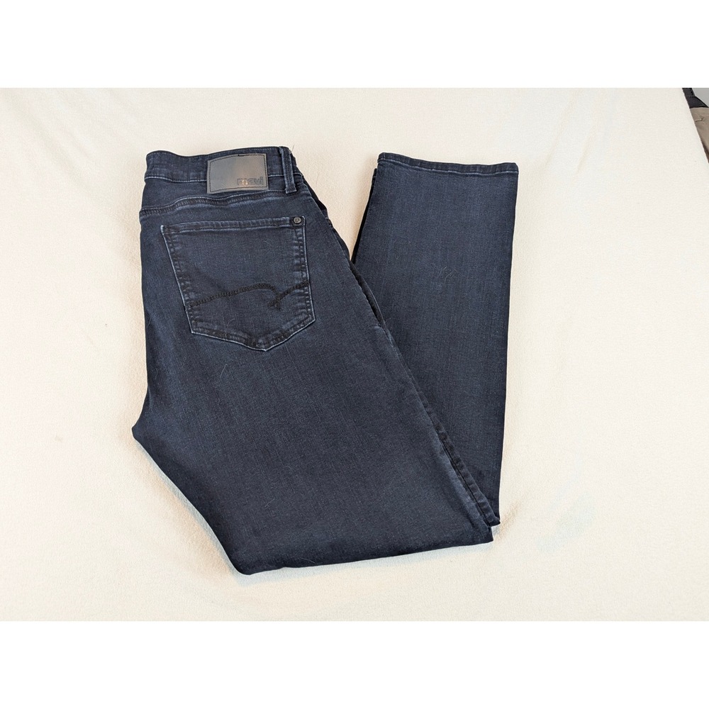 Mavi Zach Straight Leg Jeans Dark Indigo Stretch Denim 34/30 M0045334842‎